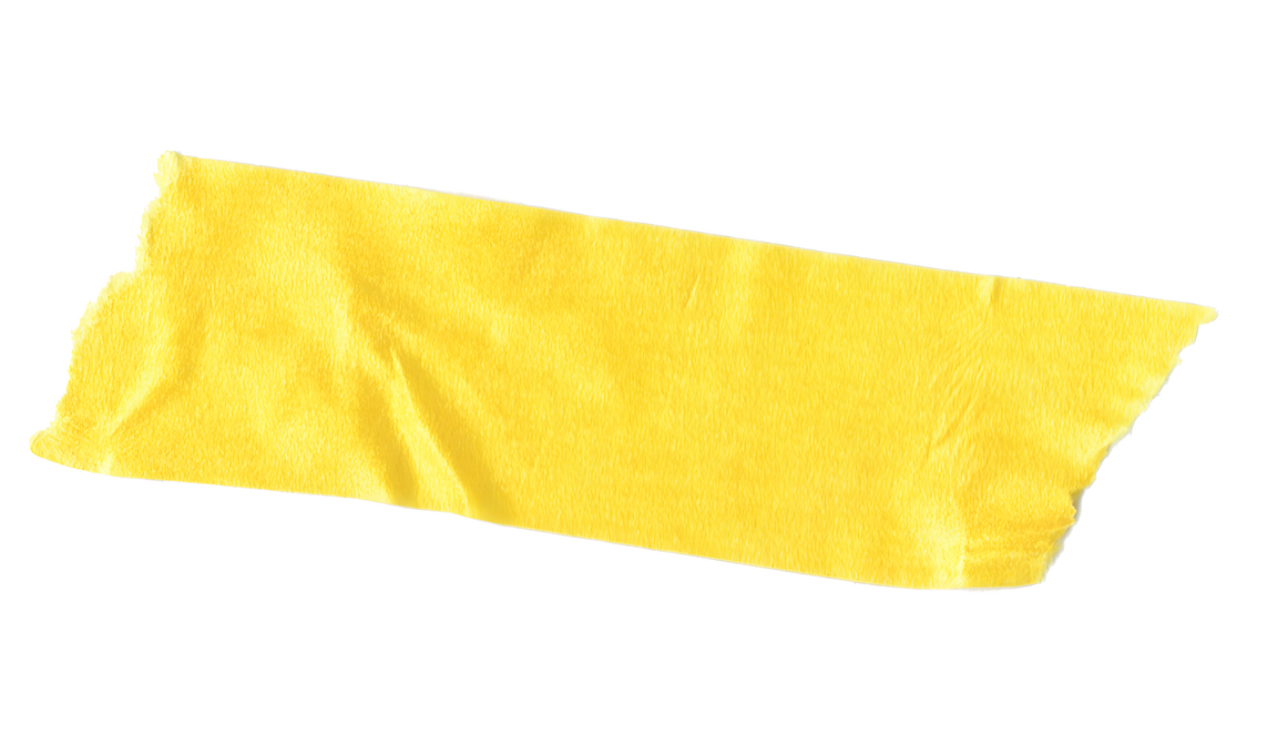 yellow sticker paper tape washi tape
